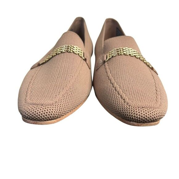 Skechers Cleo Snip Flats Womens 8M Mocha Tan Chain Woven Stretch Shoes - Picture 3 of 7